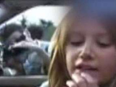 Horny naughty girl Ashley Tisdale flirting in car