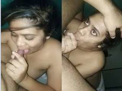 Today Exclusive- Desi Horny Girl Blowjob and Ridding Lover Dick