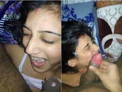 Today Exclusive- Hubby Cum On Hot Look Desi Bhabhi Face