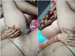Desi Wife Gives HandJob To Hubby