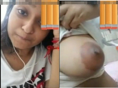 XXX video call with a Desi woman that is playing with her boobs and more XXX