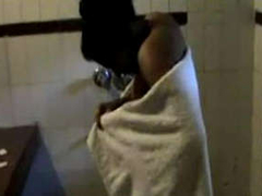 One nasty Desi whore is washing her phenomenal body after she was doing XXX