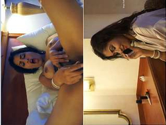 Famous Desi couple are making a sex tape in the hotel room ready for XXX