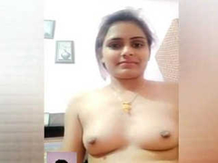 Video call with a busty Desi brunette leads to a bit of hot solo XXX enjoyment
