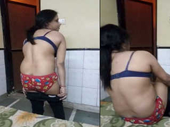 Stripping video whore a Desi woman is slowly removing her outfit for XXX