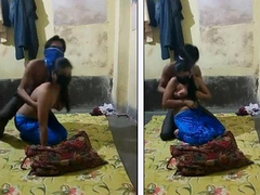 Masked girl and her partner are going at it like good Desi people ready for XX