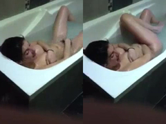 Desi Girl Bathing Nude Outdoor: Sexy Boobs Captured By Hidden Cam