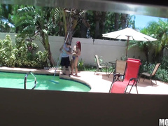 XXX MILF's Wild Romp with Pool Guy - A Slutty Adventure!