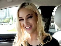 Slim Uma Jolie Gets Intense Pleasure in a Hot Car Ride